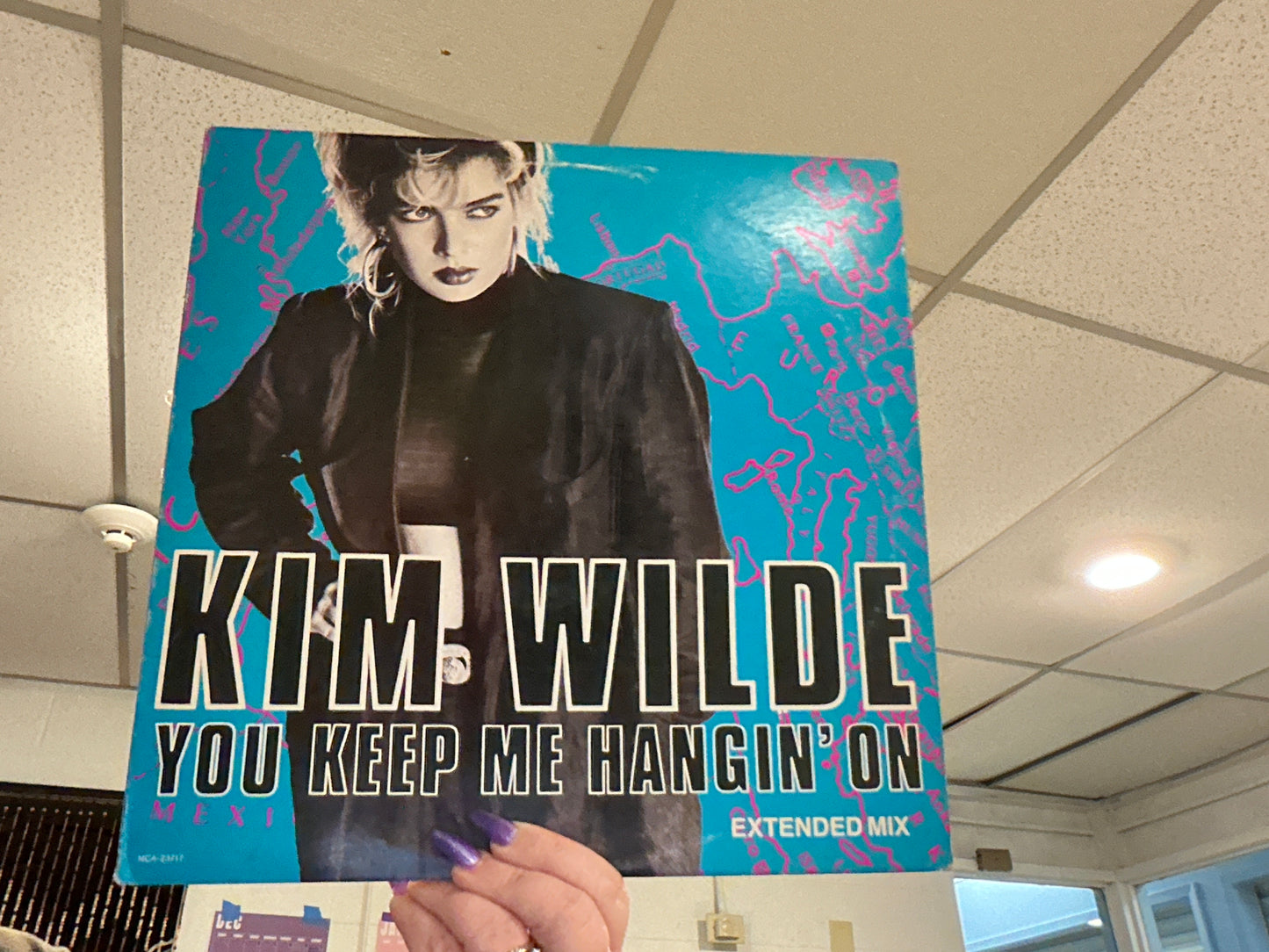 Kim Wilde- You Keep Me Hangin’ On Extended Mix (Used 12” Single)
