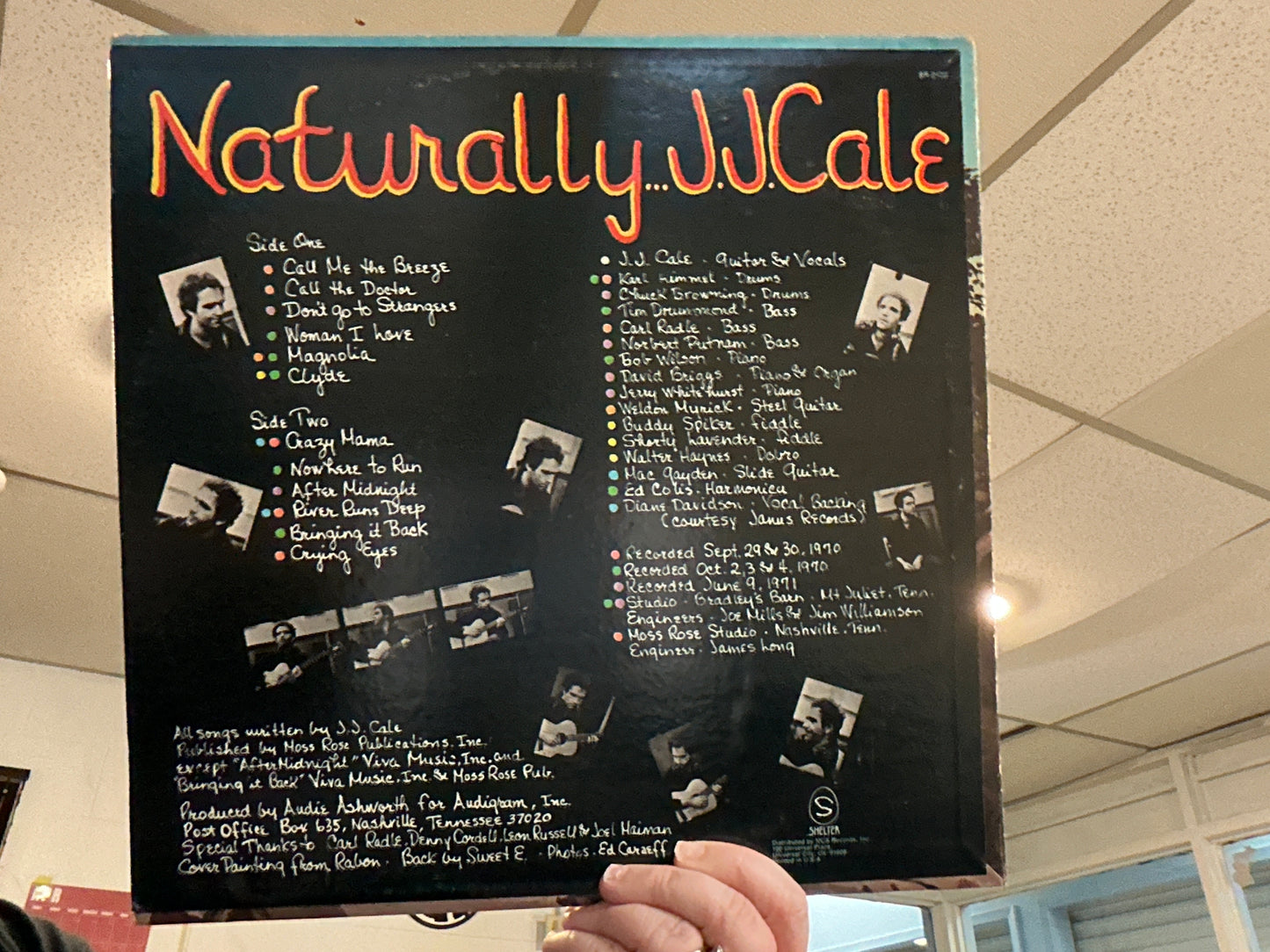 J.J. Cale- Naturally (12 inch) used