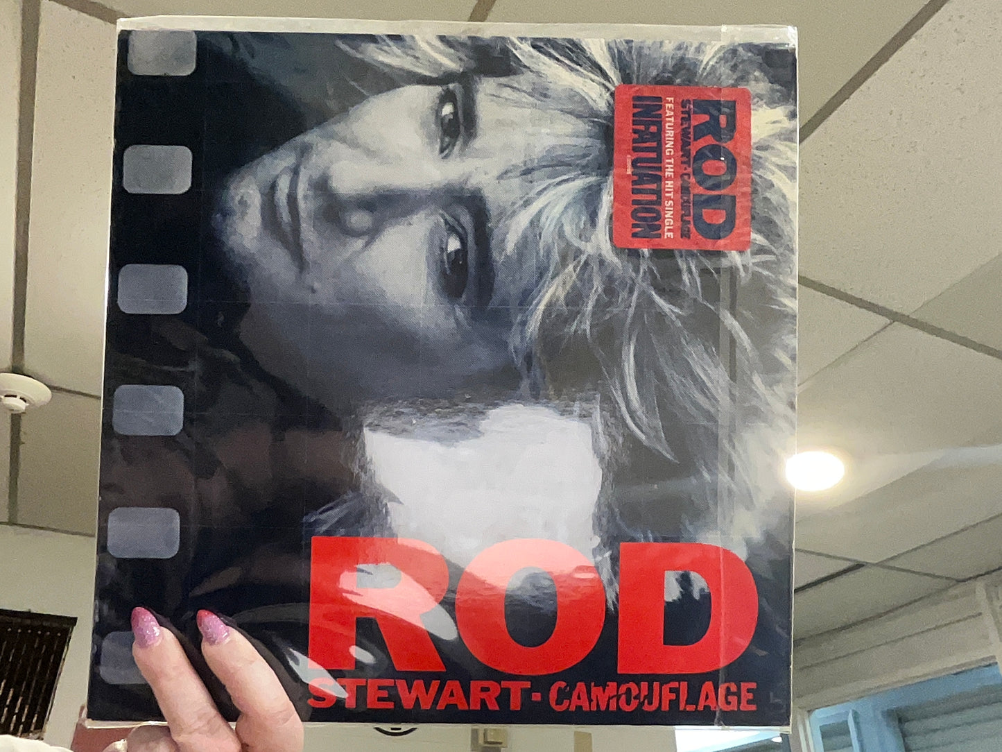 Rod Stewart- Camouflage (12 inch) (used)