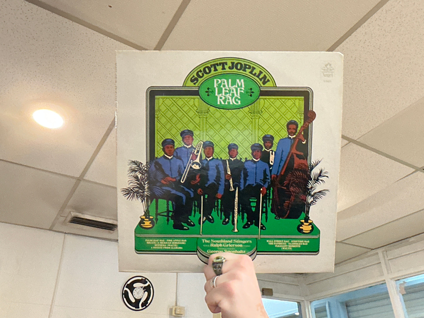 George Sponhaltz, The Southland Stingers with Ralph Grierson - Scott Joplin: Palm Leaf Rag (Used - 12 inch)