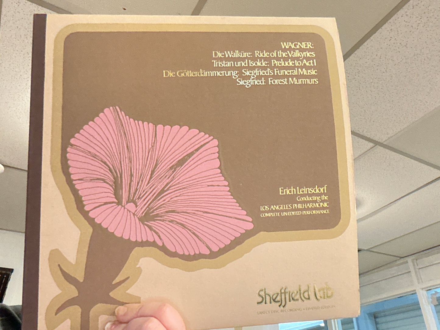 Wagner: Die Walkure: Ride of the Valkyries, Tristan und Isolde: Prelude to Act I, Die Gotterdammerung: Siegfried’s Funeral Music, Siegfried: Forest Murmers (Sheffield Labs Limited Edition Direct to Disc Recording) (Used 12in with booklet)