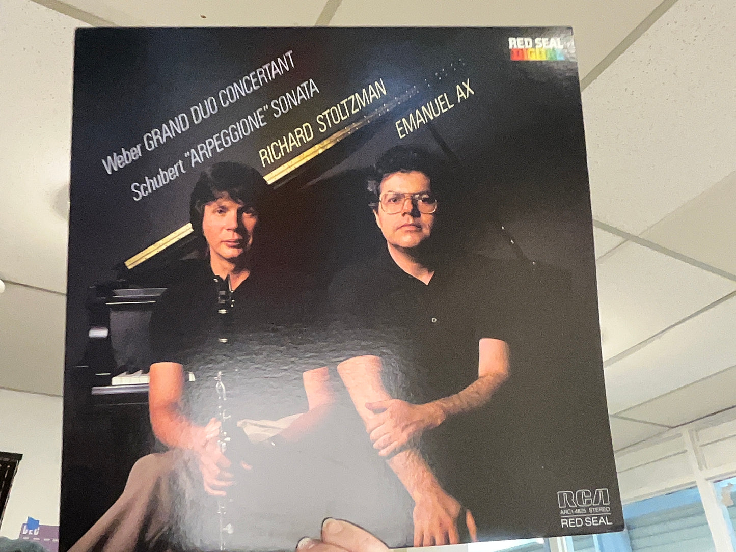 Weber Grand Duo Concertant, Schubert “Arpeggione” Sonata, Richard Stoltzman, Emanuel AX