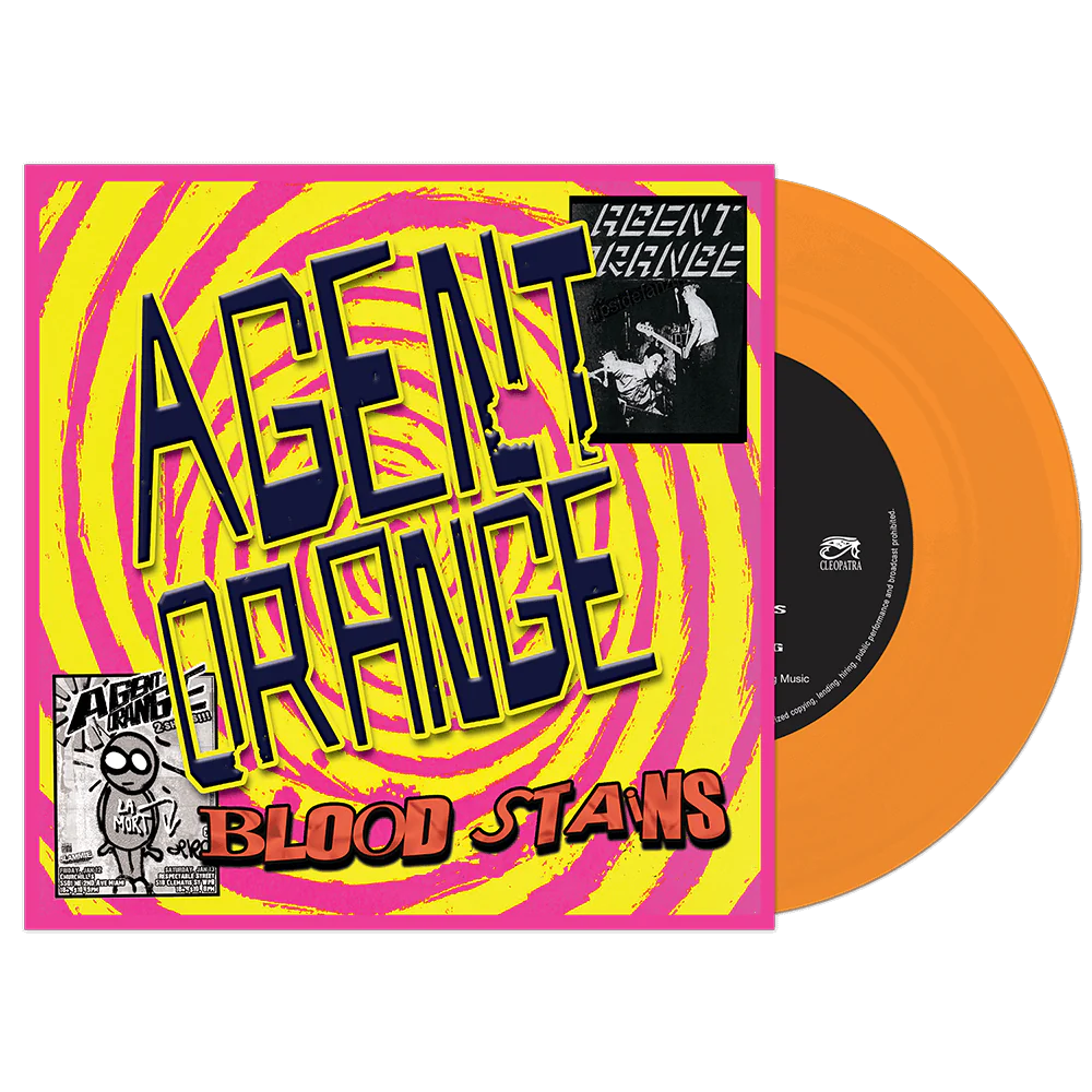 AGENT ORANGE - Bloodstains (Orange 7in Vinyl)