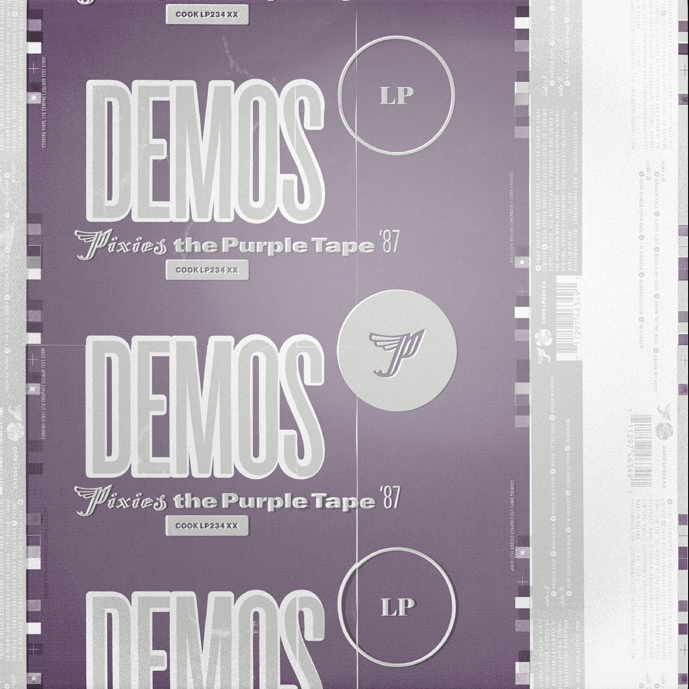 PIXIES - Demos (12in Purple And Black Color In Vinyl)