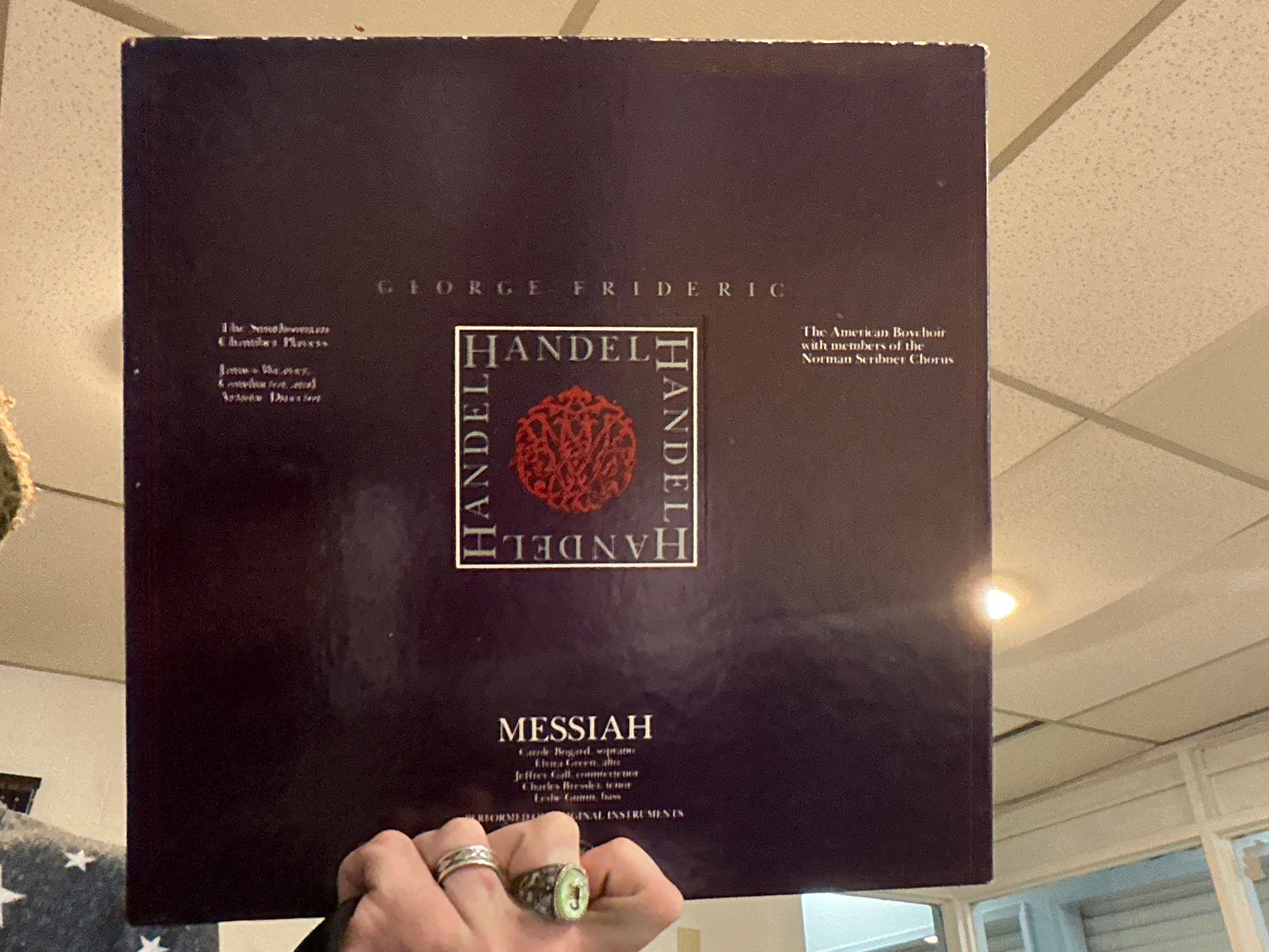 Handel’s The Messiah - The Smithsonian Chamber Players (12 inch - Used)