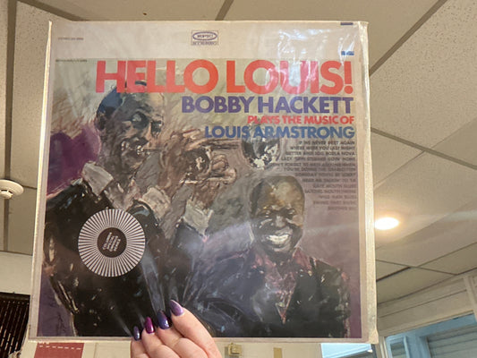 Bobby Hackett- Hello Louis! Plays the Music of Louis Armstrong (12 inch used)