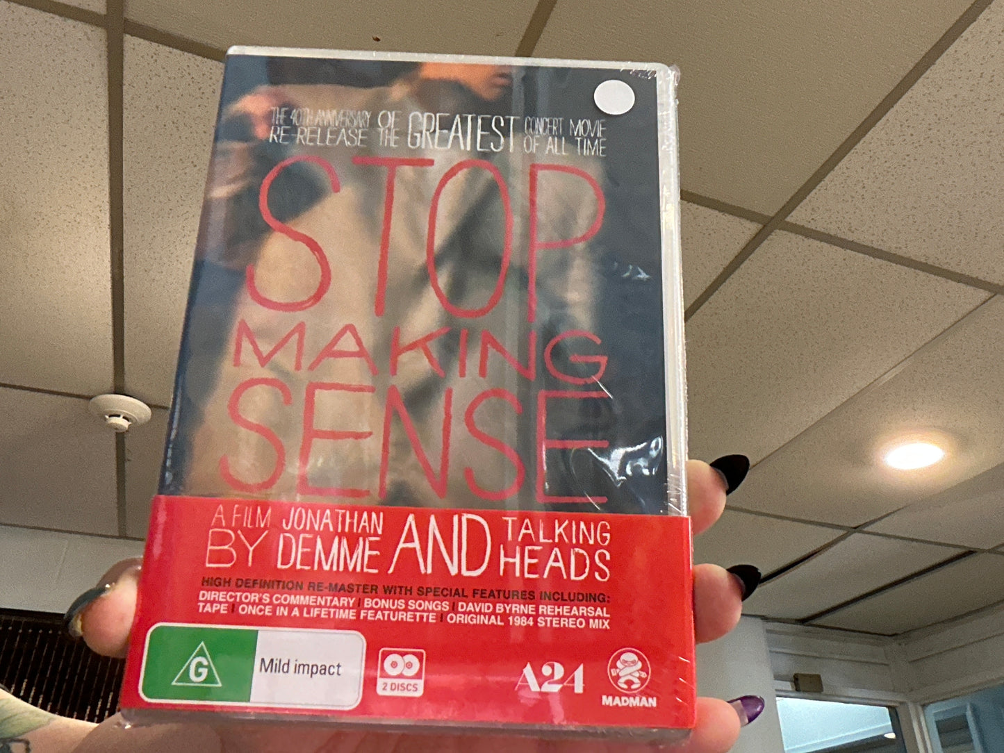 Stop Making Sense- 40th Anniversary Special Edition (Jonathan Demme and Talking Heads) (DVD)