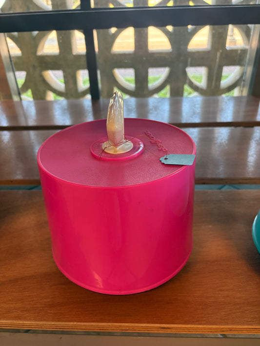 Vintage 7-inch Record Caddy (Pink)