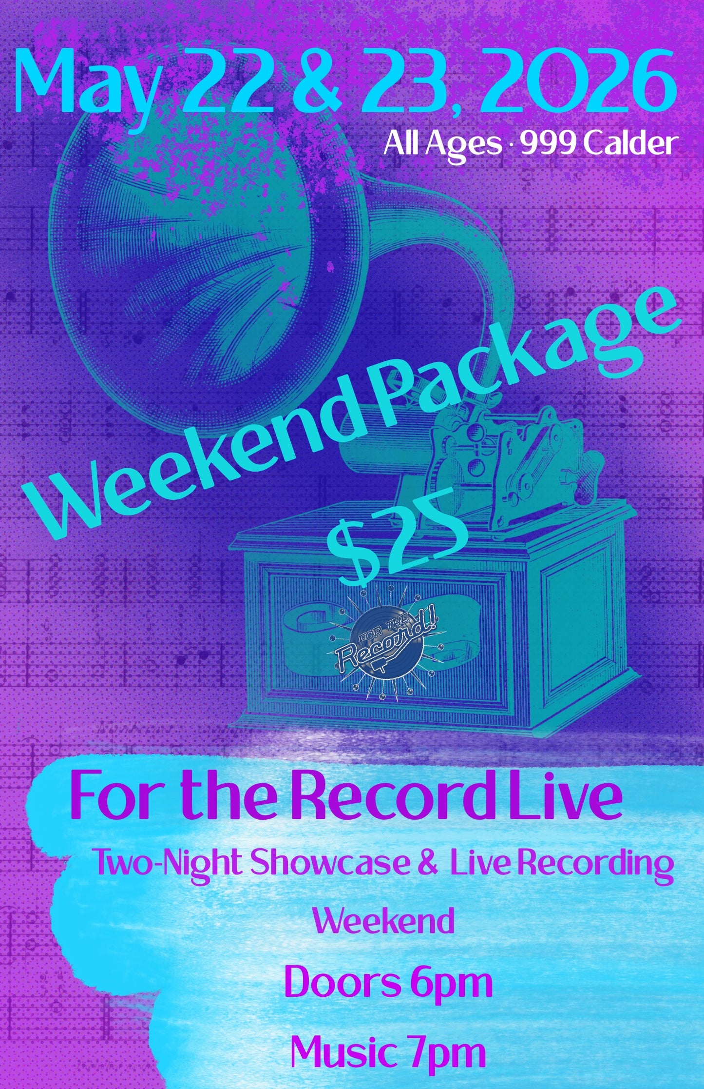 For the Record Live CD Preorder
