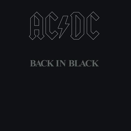 AC/DC - Back In Black (12in Vinyl)
